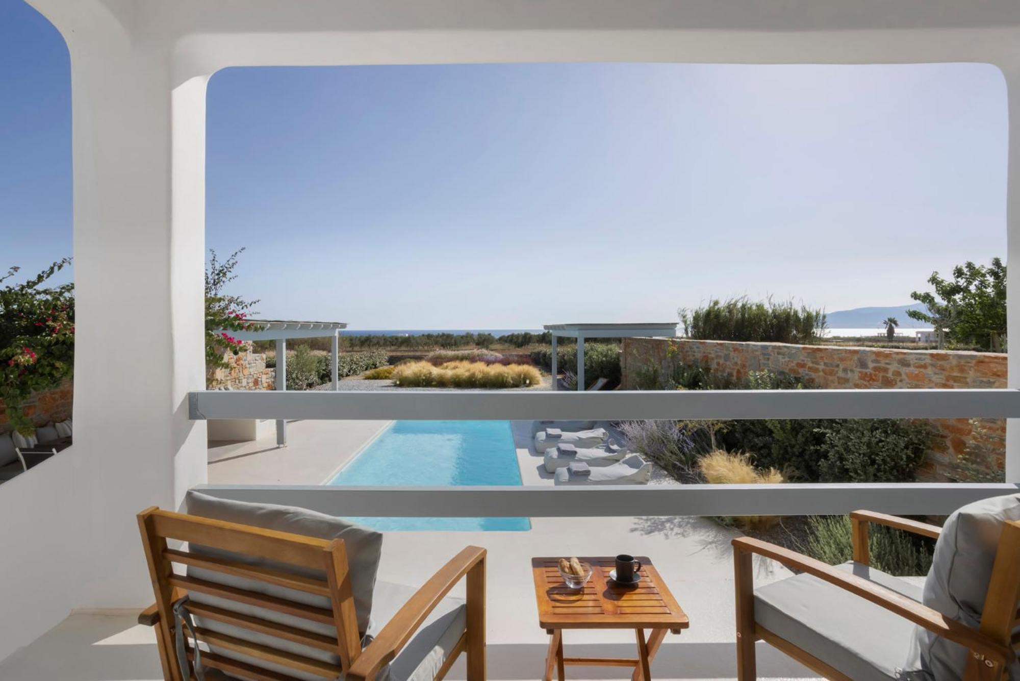 Villa Dione, Private Pool & Seaview By Naxos Dunes Kastrákion Exterior foto